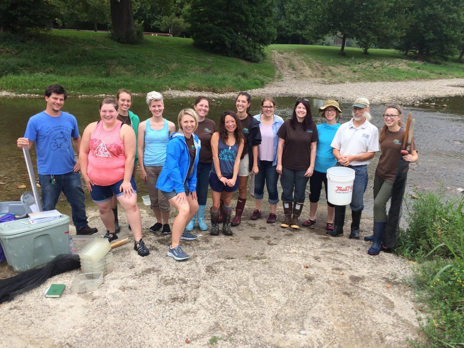 Ohio River Foundation Staff posing for group picture